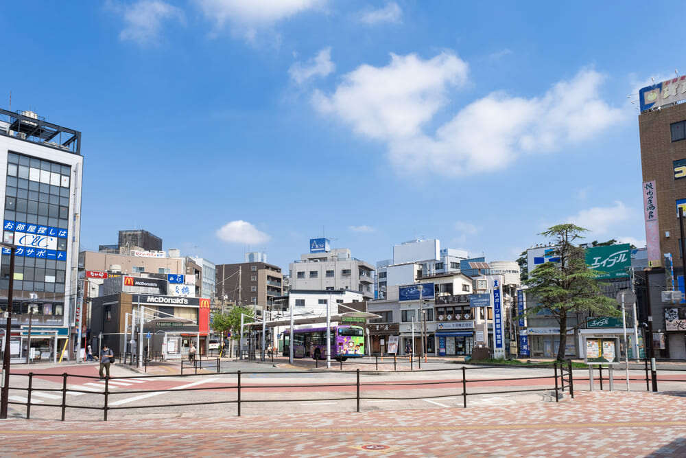 西船橋駅前の風景